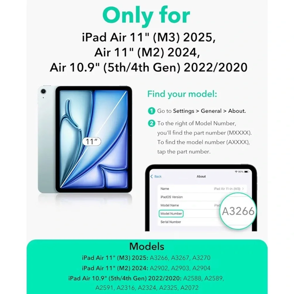 ESR For IPad Pro 11 Inch Case Removable Magnetic Cover/332-lb-1